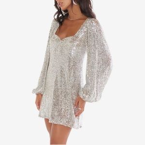 Show Me Your Mumu Sequin Aniston Mini Dress